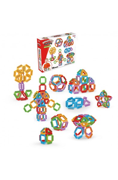 geometrik 96 parça puzzlle