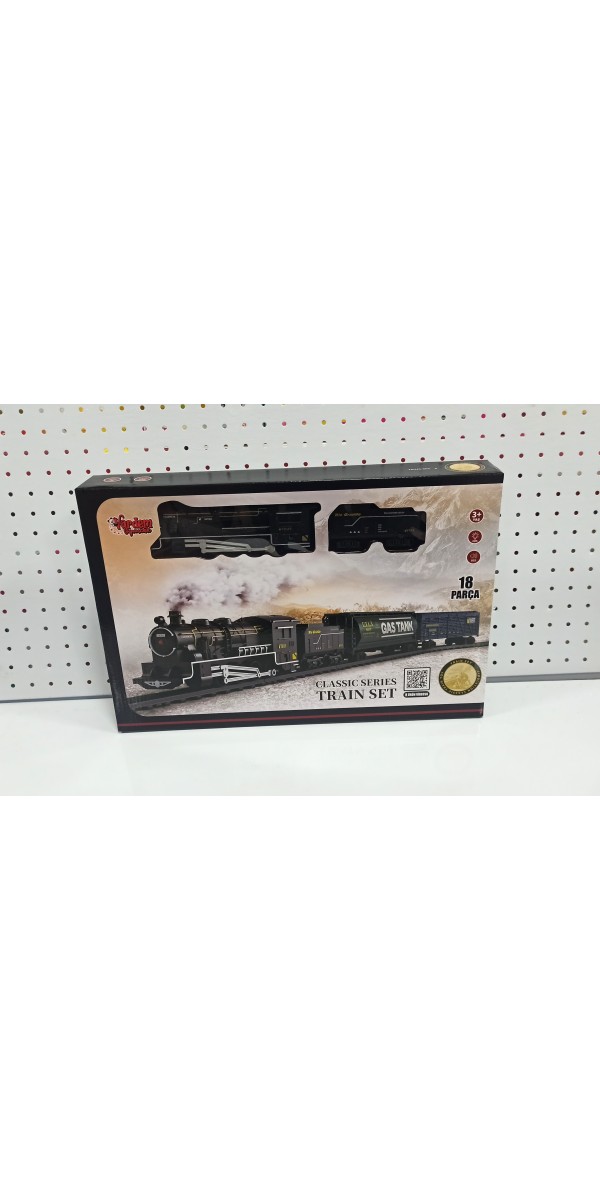 classıc tren 18 parça ışıklı ve sesli