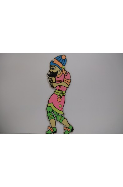 Ahşap Duvar Süsü Hacivat 50 CM