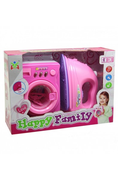 Pilli Çamaşır Makinesi Ütü Set