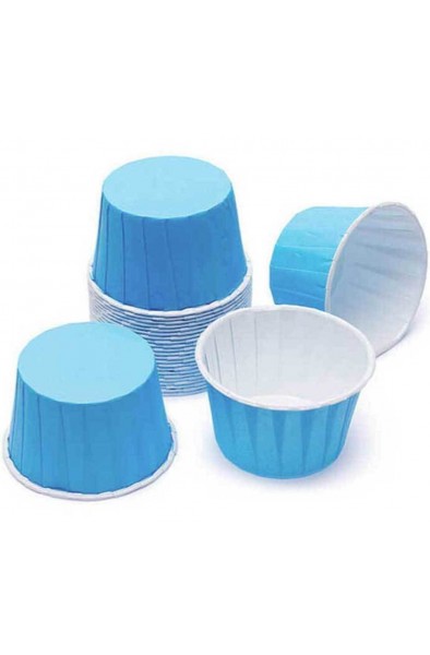 Cupcake kalıbı 4 cm Mavi Karton