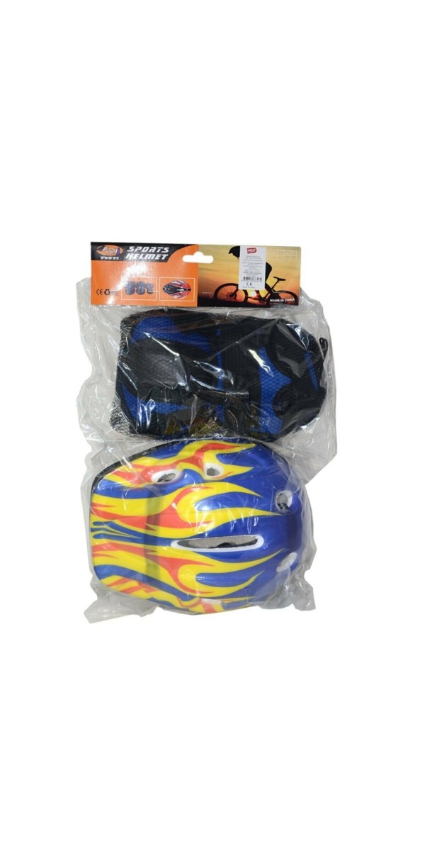 Kask Dizlik Set Mavi