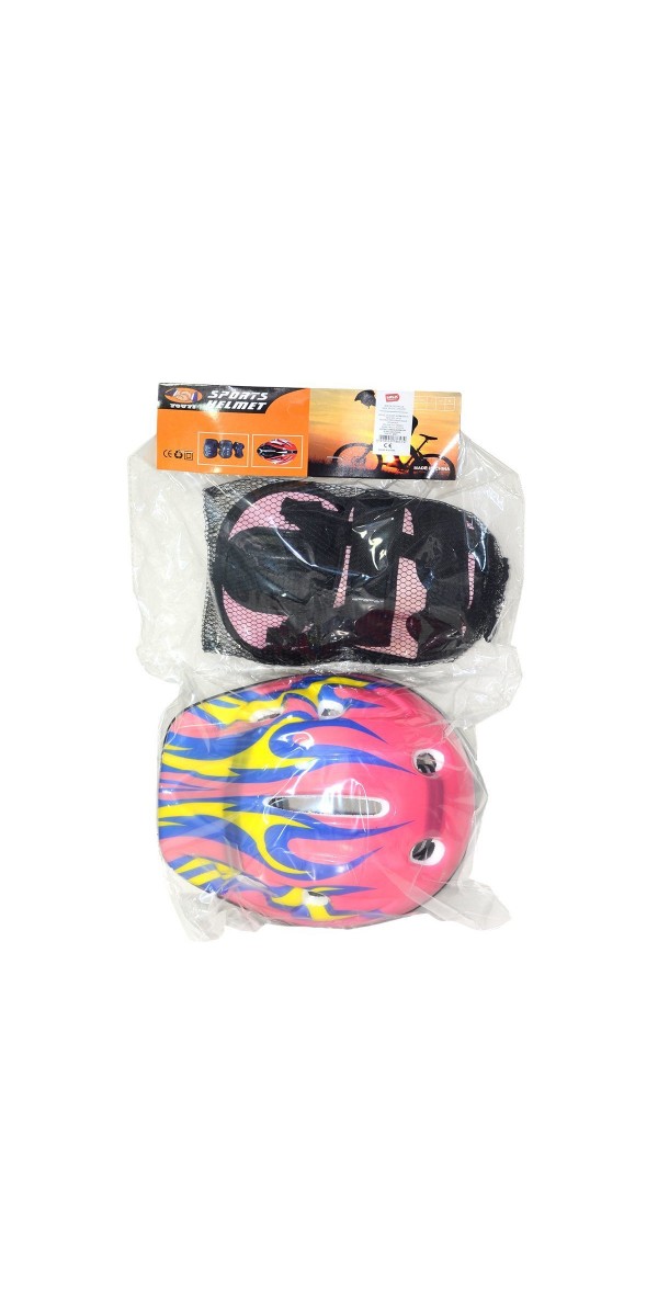 Kask Dizlik Set Pembe Kask Dizlik Set Pembe