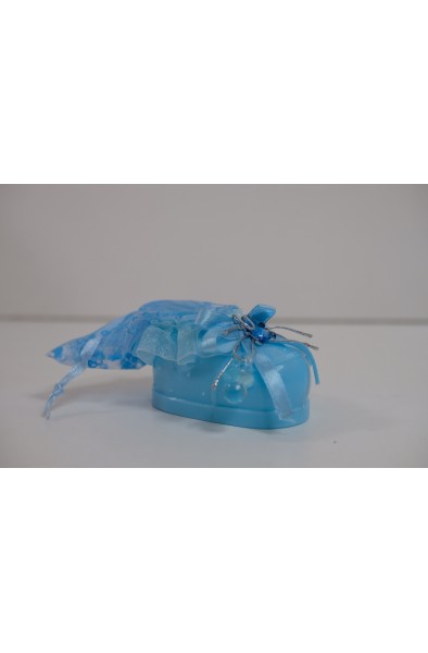 12li Mavi Ayakkabı Sepetli