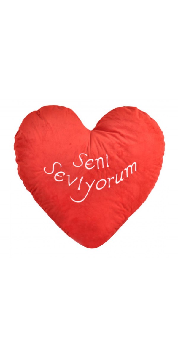 Kalpli Seni Seviyorum Yastık 65 cm 1156 Kalpli Seni Seviyorum Yastık 65 cm 1156
