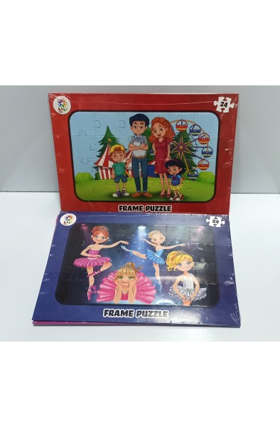 24 parça puzzl mukavva