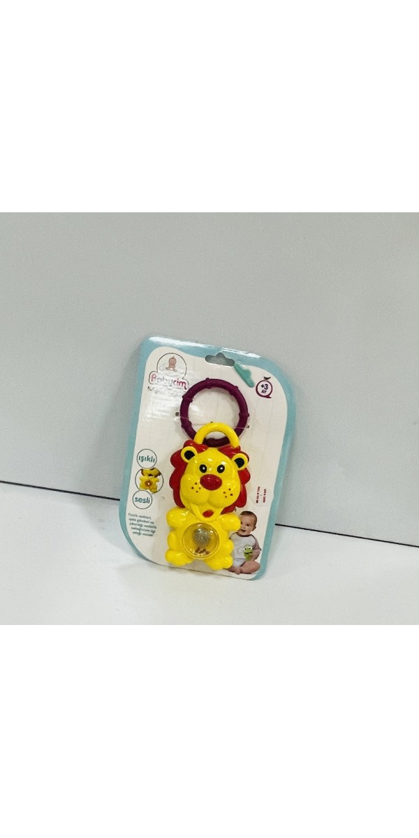 babycim aslan çıngırak ışıklı müzikli