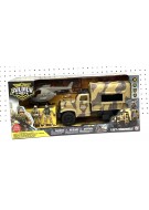 uçaklı sesli askeri kamyon set