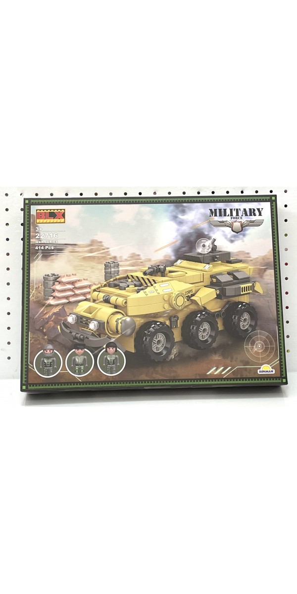 414 parça askeri tank lego cıty