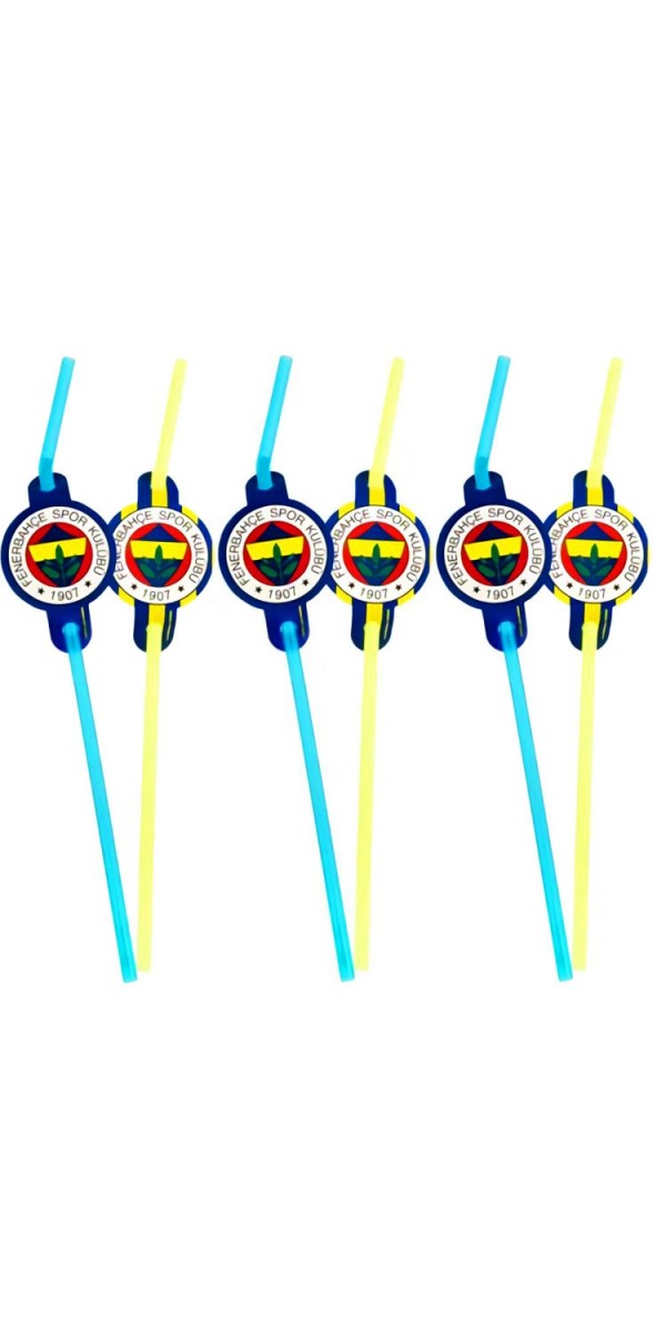 Fenerbahçe Pipet 6lı Fenerbahçe Pipet 6lı