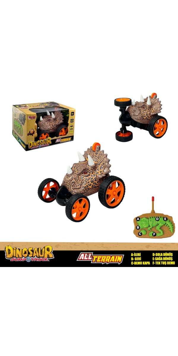 dinazor akrobat kumandalı ışıklı pilli