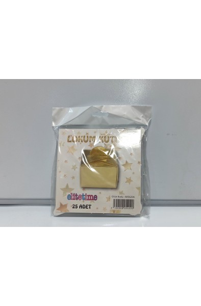 lokum kutusu gold