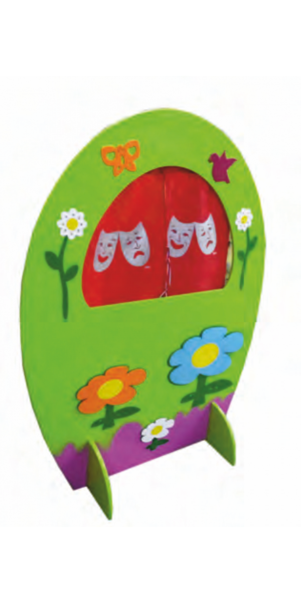 çiçek kukla sahnesi