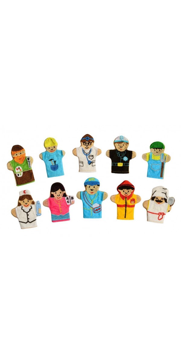 meslekler kukla(10 lu)