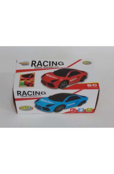 3 D PİLLİ IŞIKLI-SESLİ ARABA