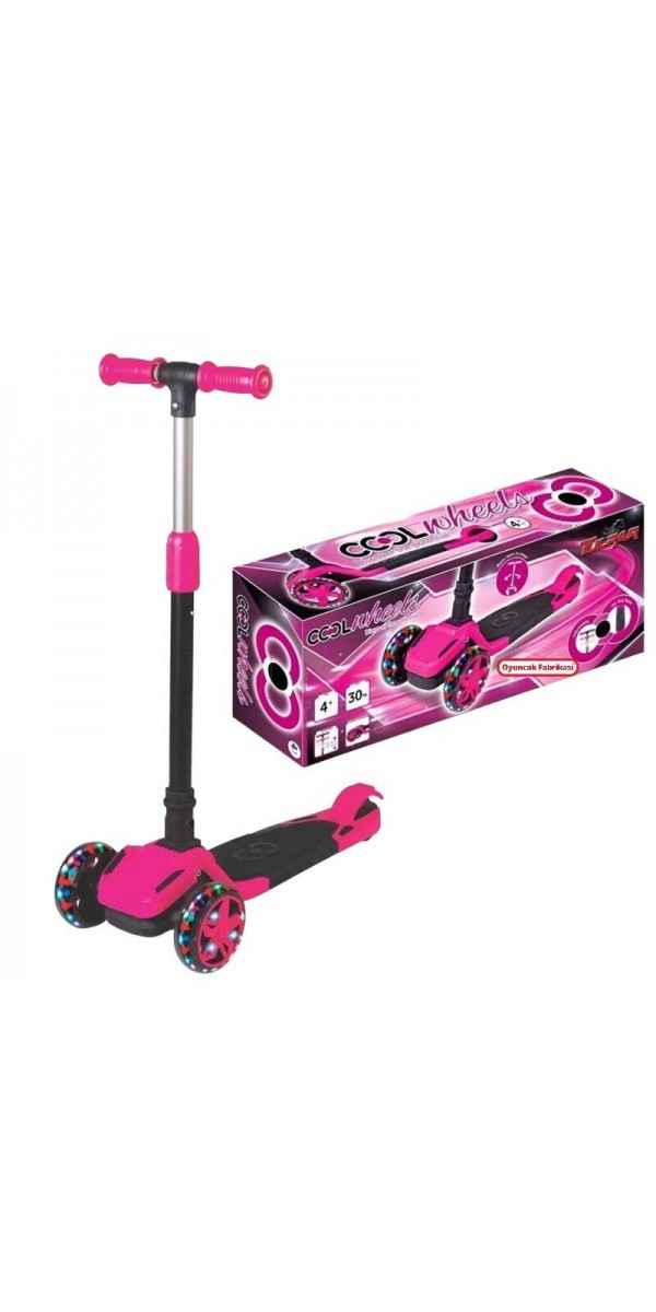 tulpar ışıklı katlanır scooter pembe tulpar ışıklı katlanır scooter pembe